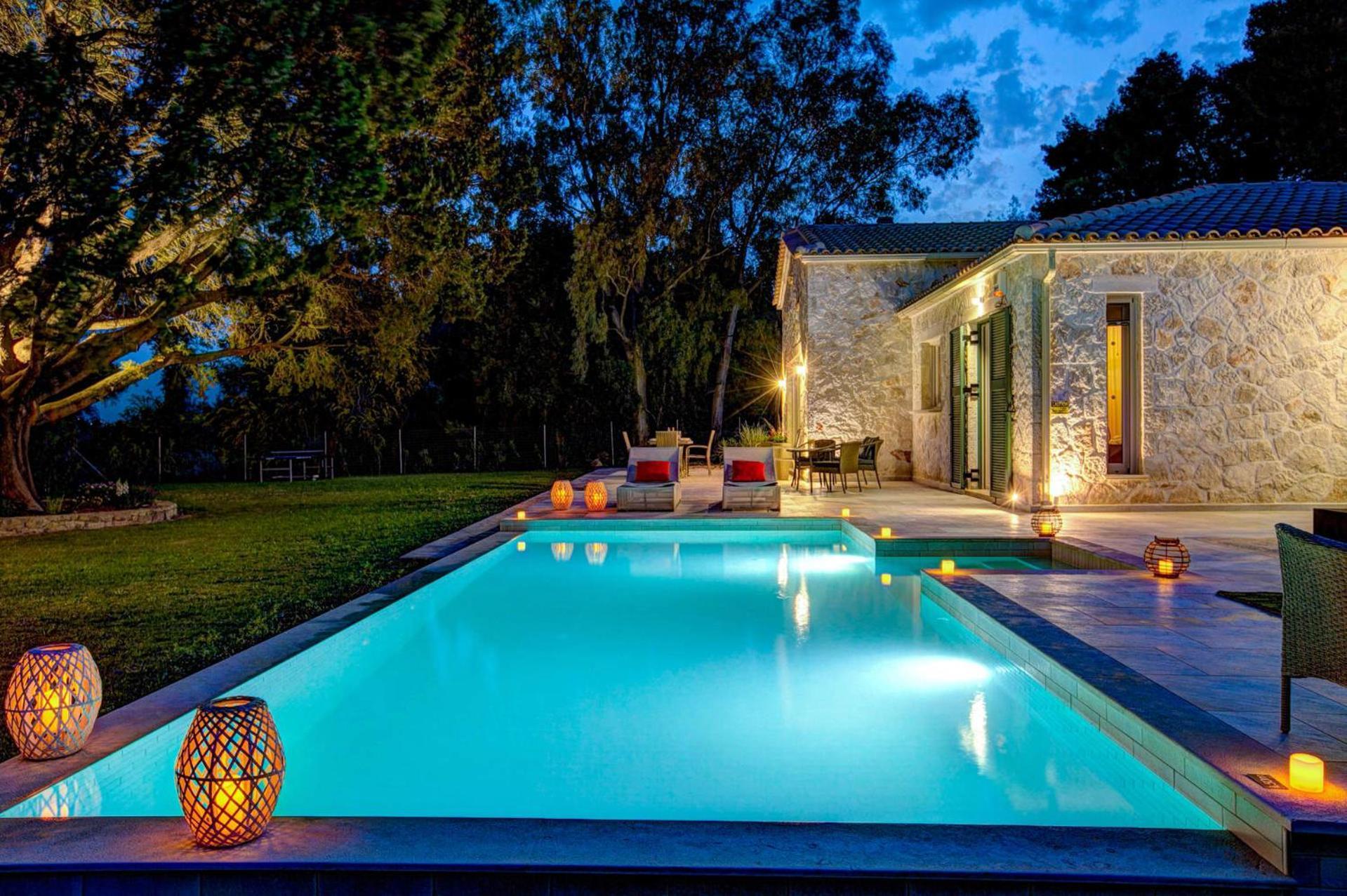 Astarte Villas - Laalu Private Villa With Pool Koukounaria Exterior photo