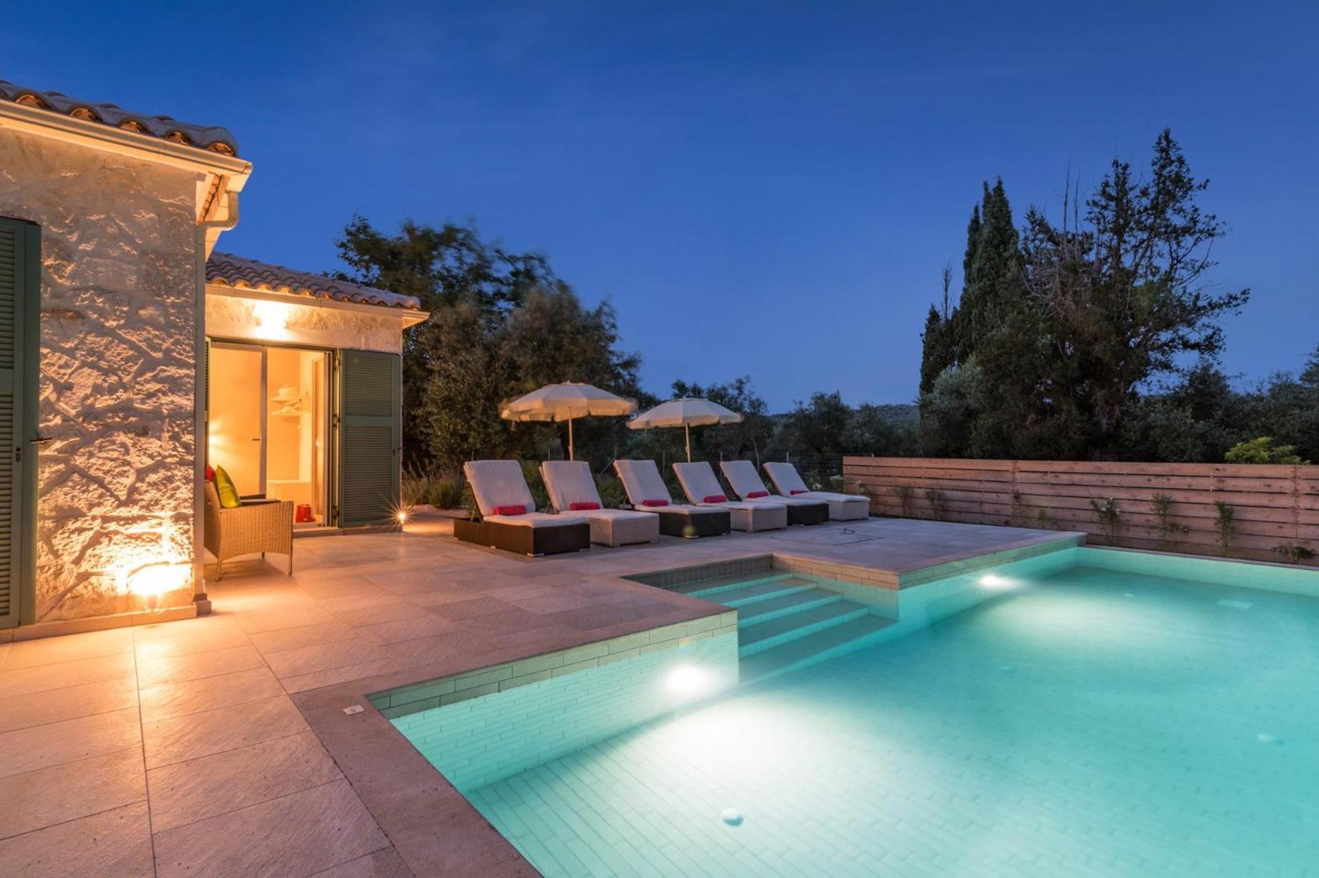 Astarte Villas - Laalu Private Villa With Pool Koukounaria Exterior photo